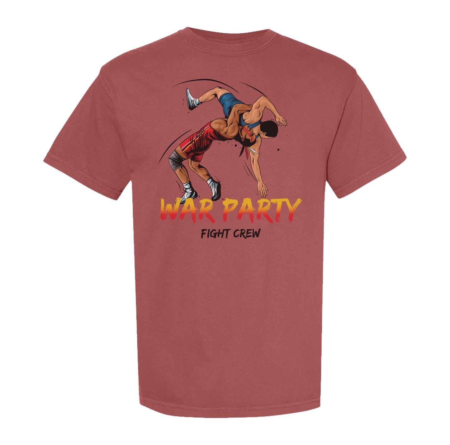 War Party Fight Crew Vol. 2 — “Throwback Warrior” Heavyweight Tee