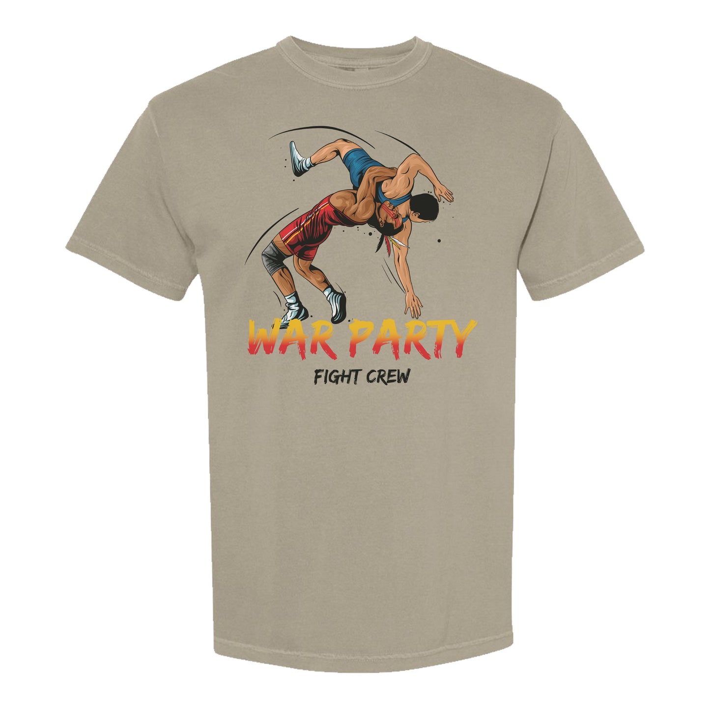 War Party Fight Crew Vol. 2 — “Throwback Warrior” Heavyweight Tee