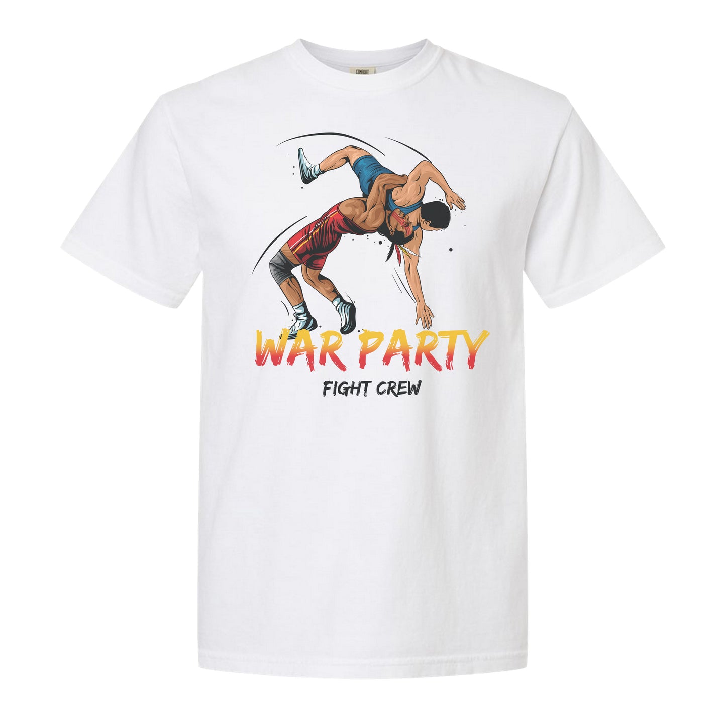 War Party Fight Crew Vol. 2 — “Throwback Warrior” Heavyweight Tee