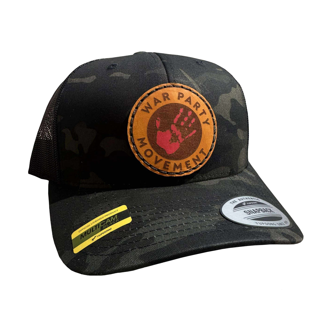 War Party Movement Red Palm Snapback