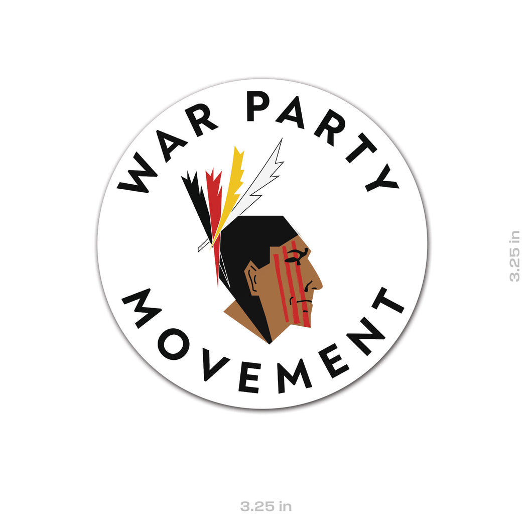 War Party Movement Sticker